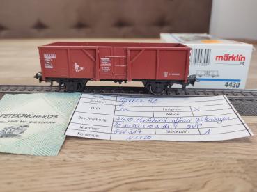 Märklin H0 1x 4430 off. Güterwagen 2-Achser braun OVP GW317 D1220